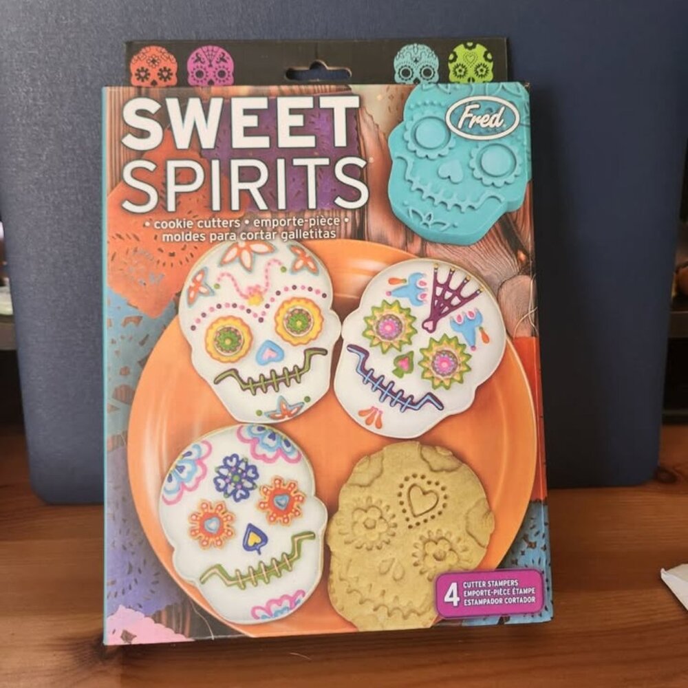 Sweet Spirits Day of the Dead Sugar Skull Cookie Cutters - Set of 4